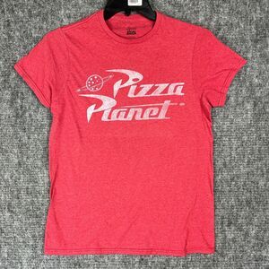 Toy Story Shirt Mens Small Red Pizza Planet Woody Buzz Walt‎ World Disney Pixar